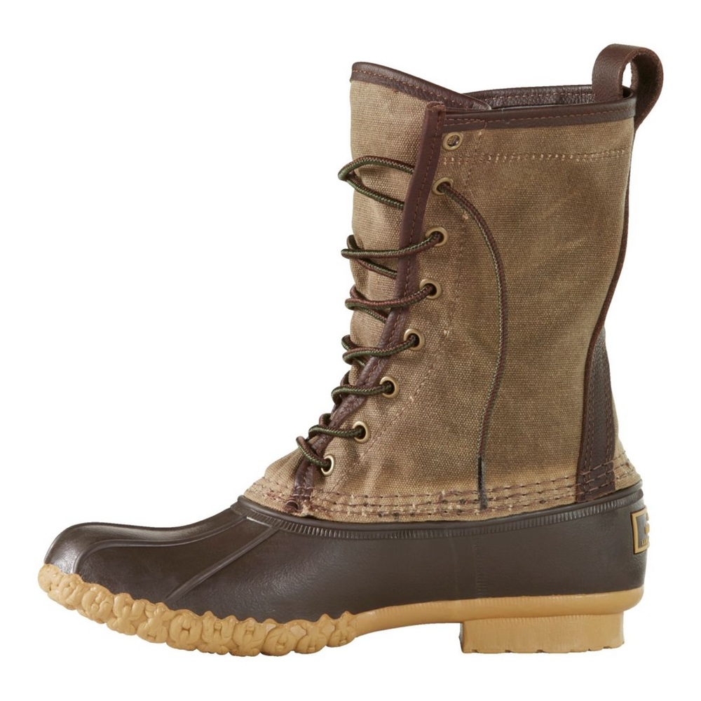 LL bean main hunting boot waxed canvas women’s size 8